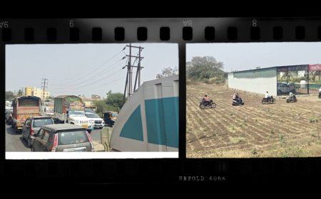 मोठी बातमी : ​पुणे-नाशिक महामार्गावर शिरोली फाट्याजवळ भीषण वाहतूक कोंडी; ४ किलोमीटरपर्यंत वाहनांच्या रांगा, प्रवासी हैराण..