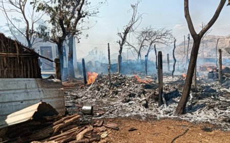 मोठी बातमी : अहिरे ठाकरवाडीत भीषण आग; सोपान केदारी यांचे घर जळून खाक, वर्षभराची कमाई अन् धान्य नष्ट..!