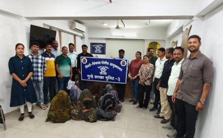 क्राईम : पिंपरी-चिंचवड गुन्हे शाखेची मोठी कारवाई; बसमधील प्रवाशांना लुटणाऱ्या ६ महिला जेरबंद..!