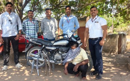 क्राईम : मोहितेवाडीत 'भाईगिरी'चा प्रयत्न फसला! चार धारदार शस्त्रांसह सराईत गुन्हेगार चाकण पोलिसांच्या जाळ्यात..! 