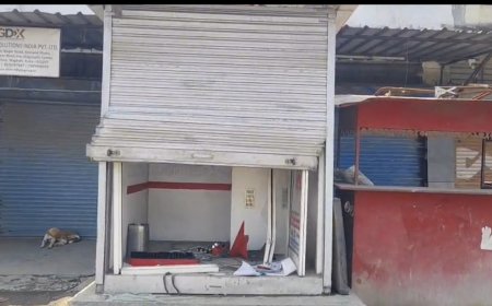 ATM Robbery || चाकणमध्ये मध्यरात्री एटीएम फोडले; १.५० लाखांची रोकड लंपास, औद्योगिक पट्ट्यात खळबळ..!