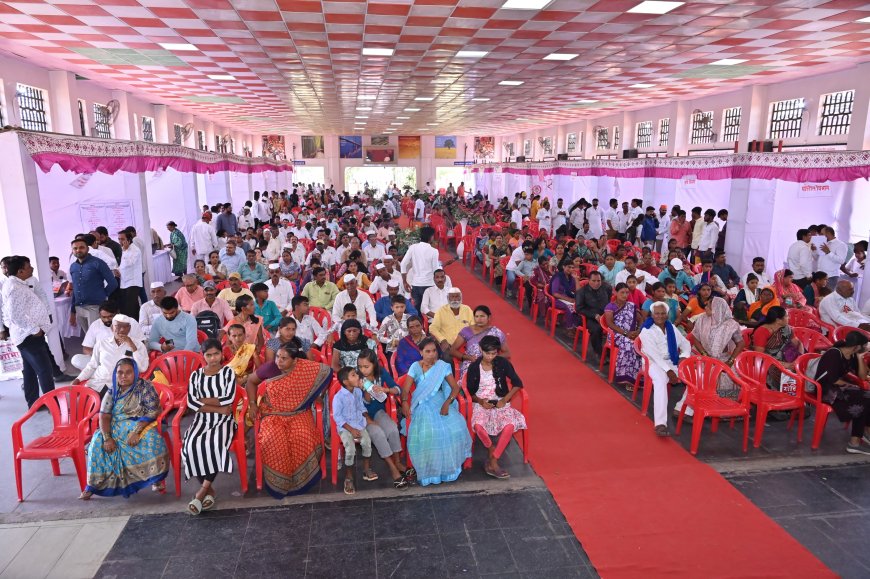 महसूली अभियान : चाकण येथे 'महाराजस्व समाधान शिबिर' उत्साहात; ३,१९६ नागरिकांना विविध शासकीय योजनांचा थेट लाभ!