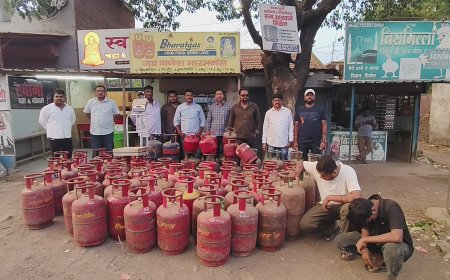 मोठी बातमी : खराबवाडीत गॅस चोरीचा खेळ खल्लास! पिंपरी-चिंचवड पोलिसांकडून अवैध साठवणुकीचा पर्दाफाश..!