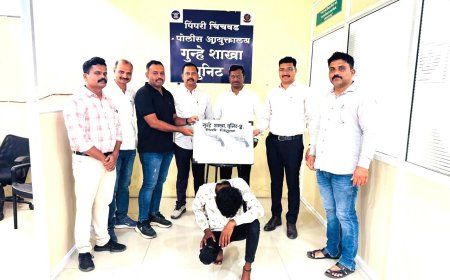 Crime Report || पिंपरी चिंचवड गुन्हे शाखेच्या युनिट-४ ची धडाकेबाज कारवाई; दोन गावठी कट्ट्यांसह दोन जण जेरबंद..!