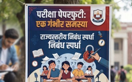 स्पर्धा || परीक्षा पेपरफुटीवर विद्यार्थ्यांना व्यक्त होण्याची संधी, राज्यस्तरीय निबंध स्पर्धेचे आयोजन..!