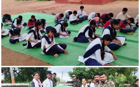 जागतिक निसर्ग संवर्धन दिनानिमित्त केसलवाडा येथे वृक्षारोपण व निबंध स्पर्धा...