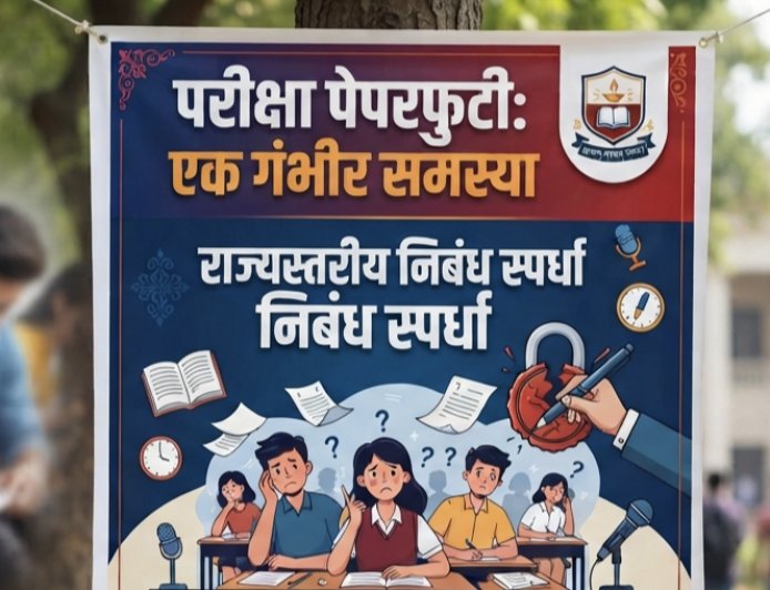 स्पर्धा || परीक्षा पेपरफुटीवर विद्यार्थ्यांना व्यक्त होण्याची संधी, राज्यस्तरीय निबंध स्पर्धेचे आयोजन..!