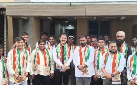पवनीत राष्ट्रवादी शरद पवार गटाला मोठी ताकद.! हर्षल वाघमारे यांचा असंख्य कार्यकर्त्यांसह पक्षप्रवेश...