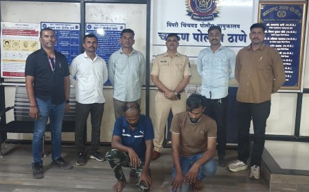 Crime Update || चाकण उत्तर पोलिसांचा दणका! वाहनांची ‘चाके’ लंपास करणाऱ्या नाशिकच्या चोरांना बेड्या; ६० हजारांचा मुद्देमाल हस्तगत..!