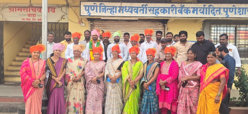 Political Activity || वाडा ग्रामपंचायतीच्या उपसरपंचपदी निलेश घनवट यांची दणदणीत निवड; जिल्हा परिषद सदस्य समीरभाऊ सुपे यांच्या नेतृत्वाचा प्रभाव!