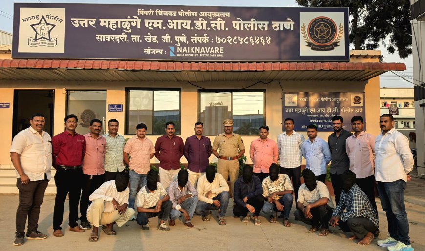Crime Story || ऊसतोडीच्या पैशांच्या वादातून थरार! आंबेठाण येथून अपहरण झालेल्या इसमाची यवतमाळमधून २४ तासांत सुखरूप सुटका; ८ जण गजाआड..!